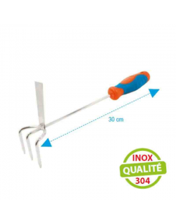 FLASHMER. Griffe à coquillages en inox avec 3 dents et piolet