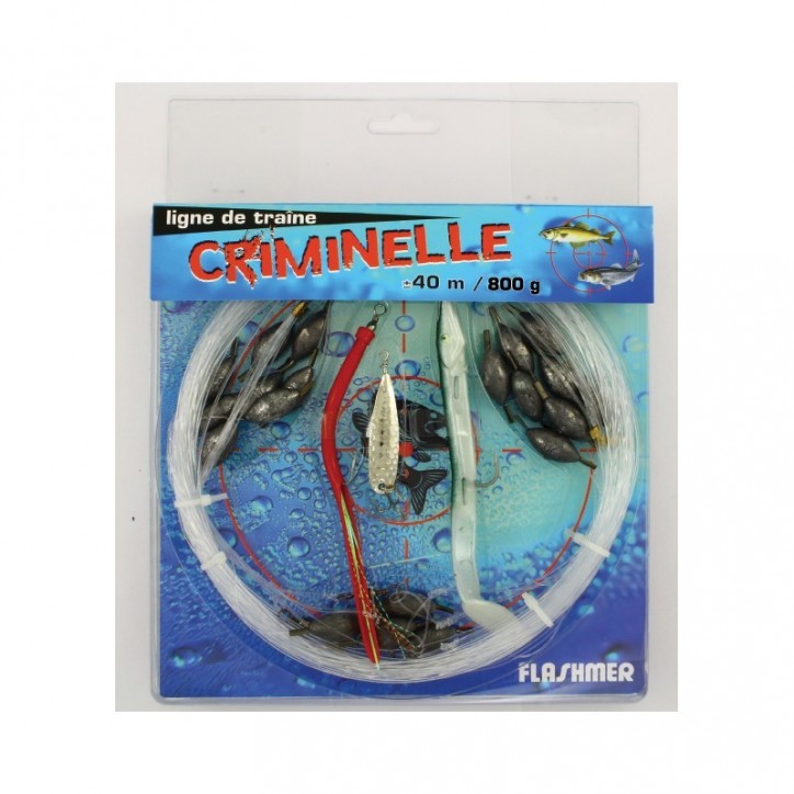 FLASHMER. Ligne de Traîne CRIMINELLE 800 GRAMMES *** En Promotion ***